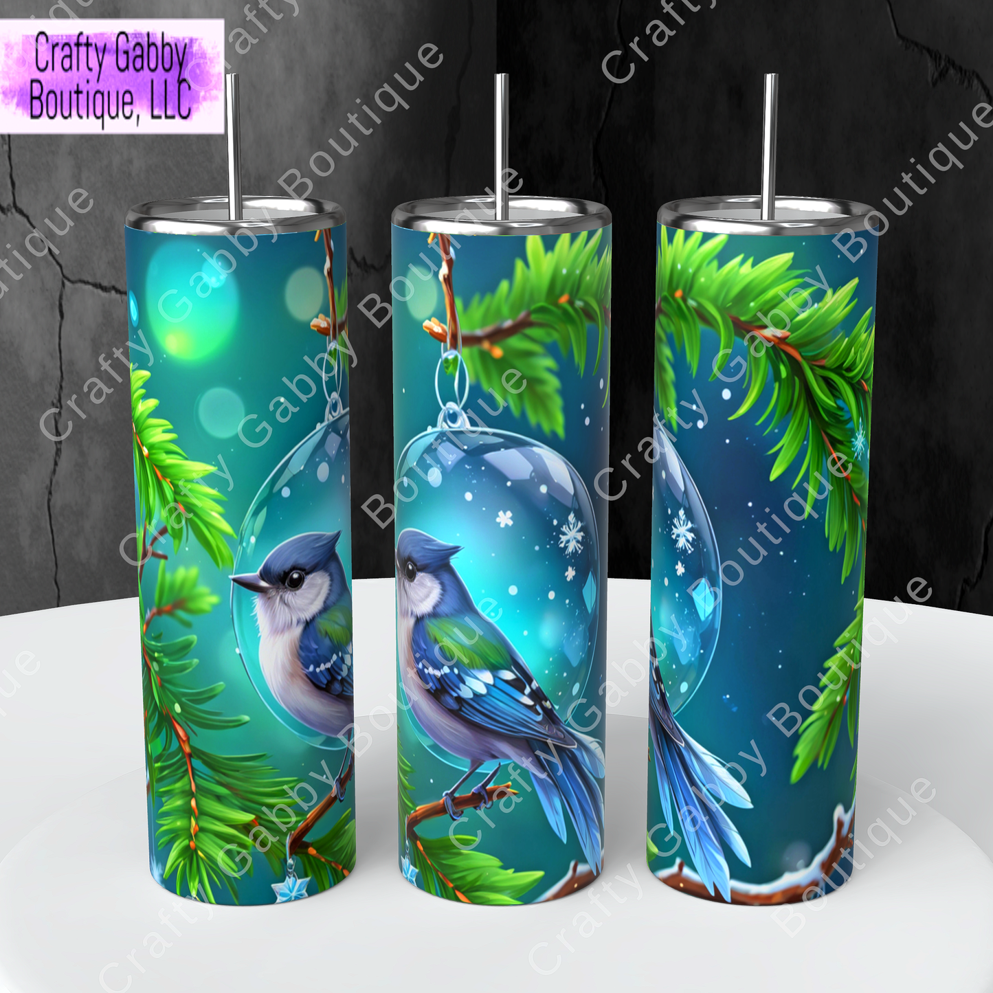 Winter Birds 20oz Tumbler Collection