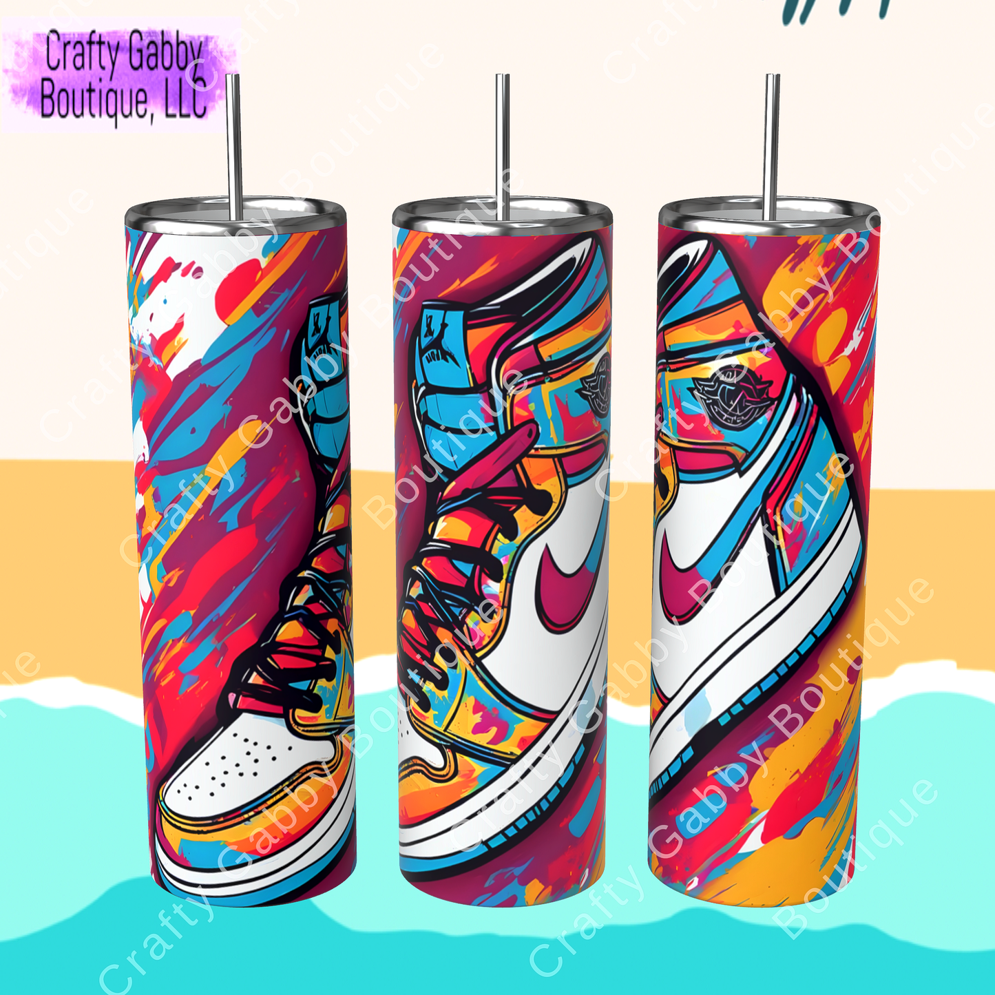Sneaker 20oz Skinny Tumbler