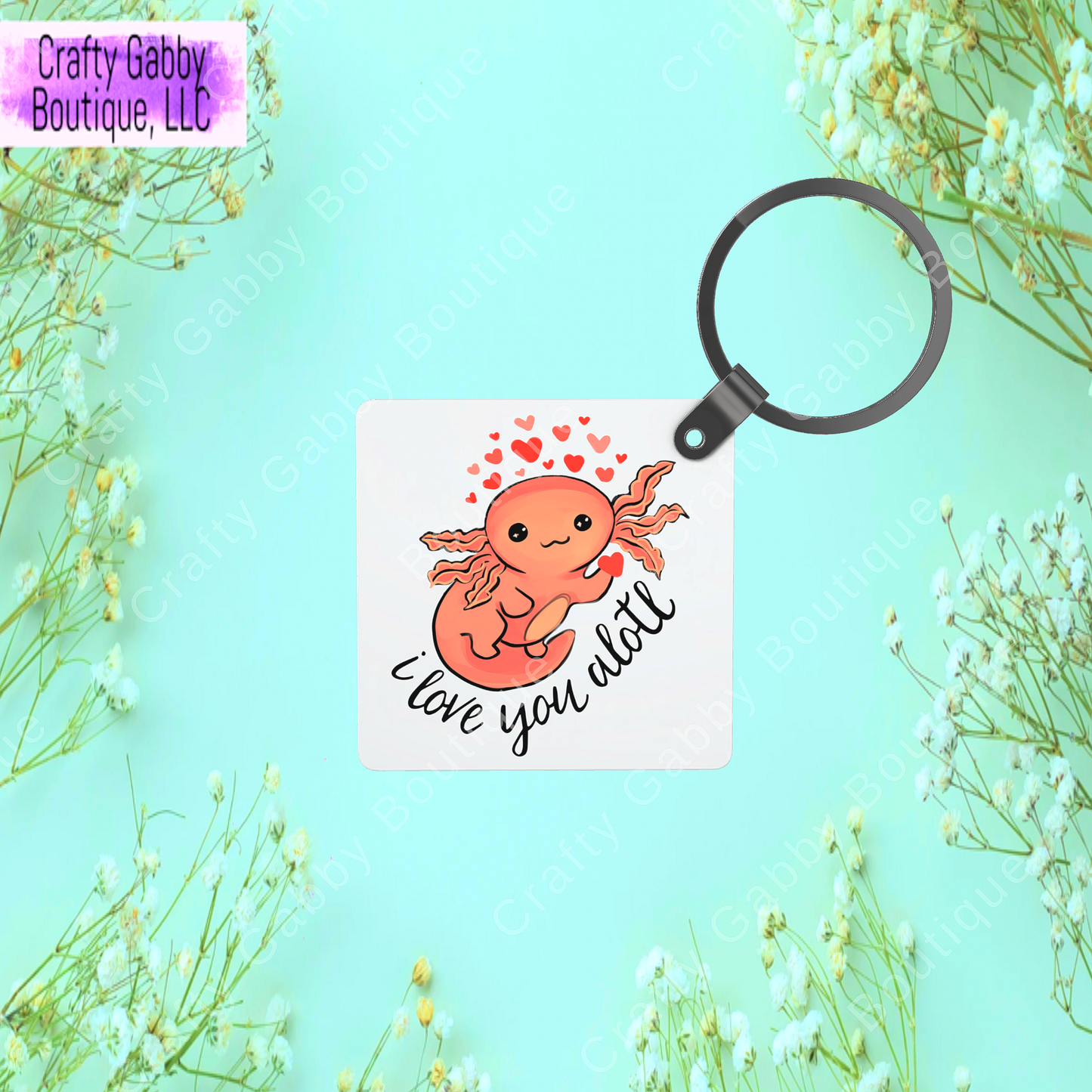 Axolotl Hex Reject Keychains