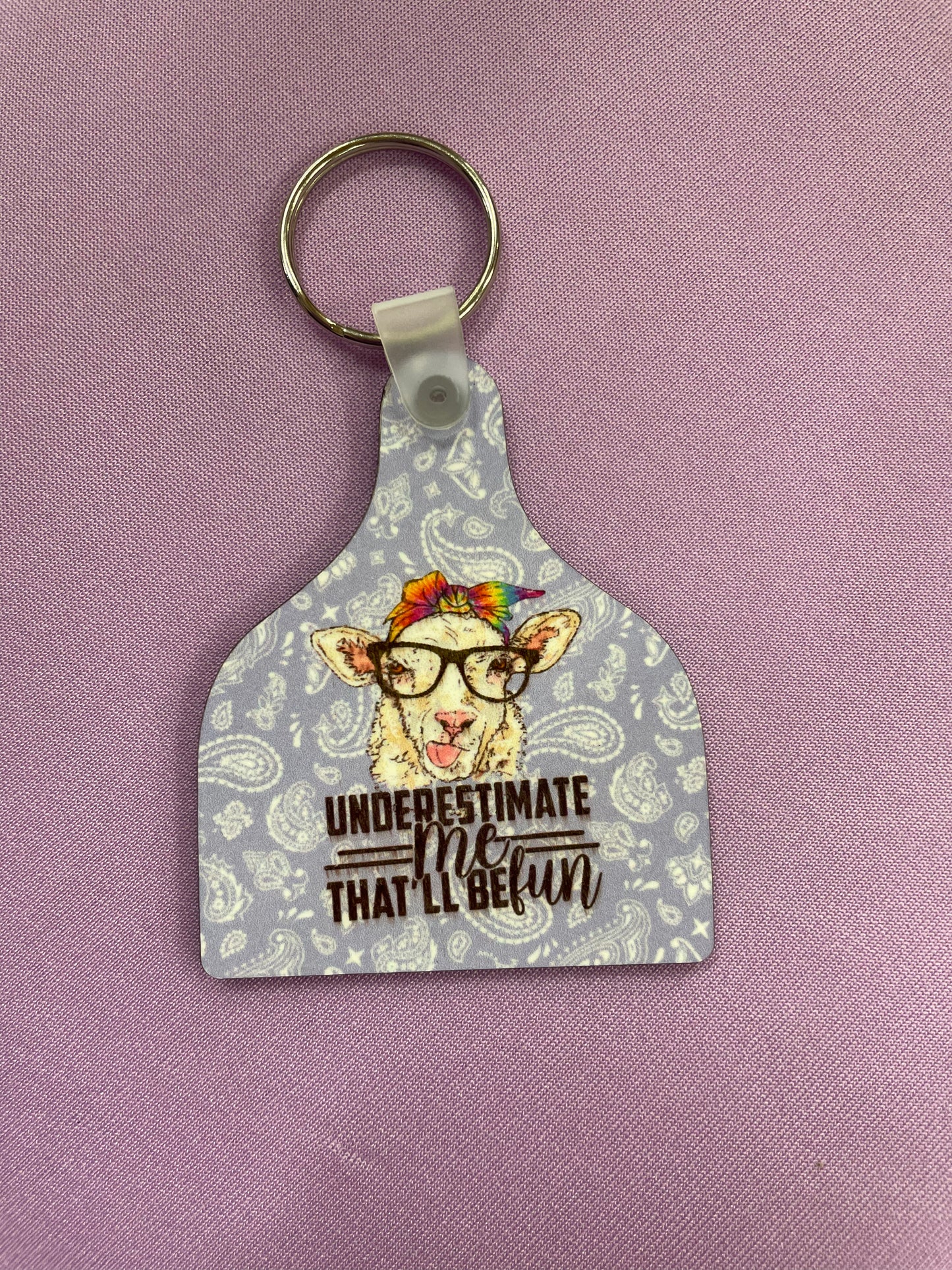 RTS Underestimate Me Keychain