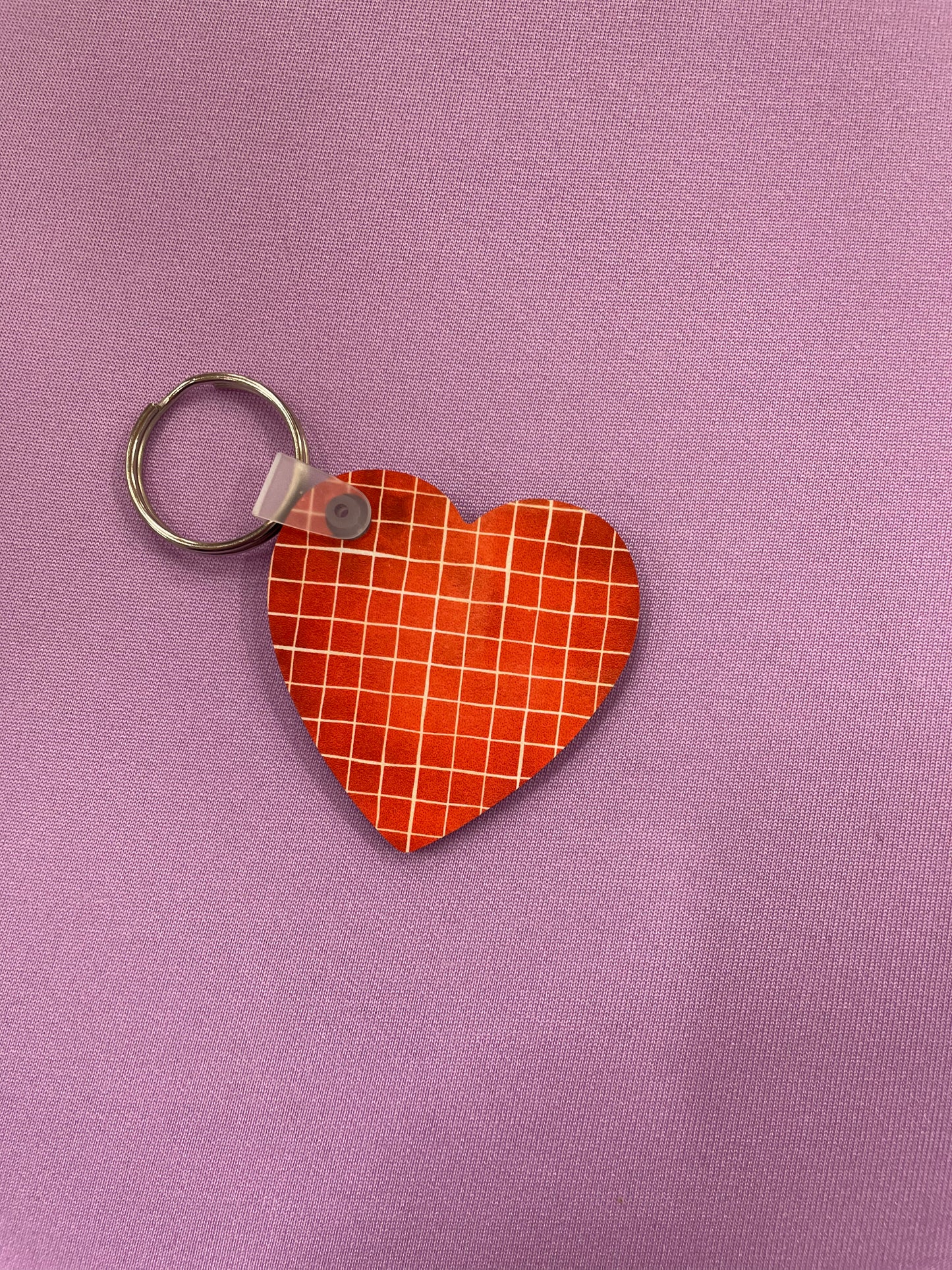 RTS Chicken and Plaid Keychain