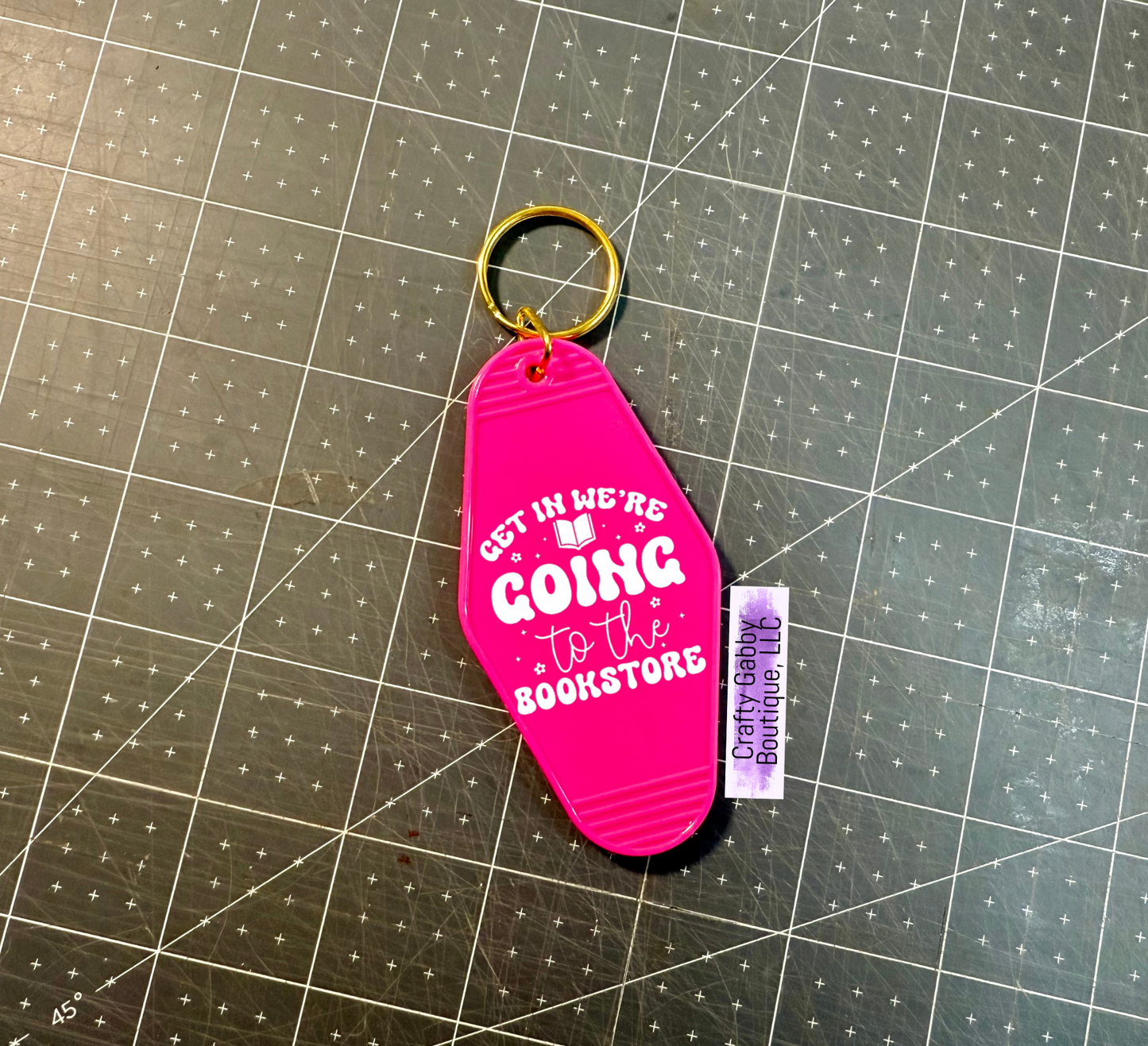Bookish Motel Keychains