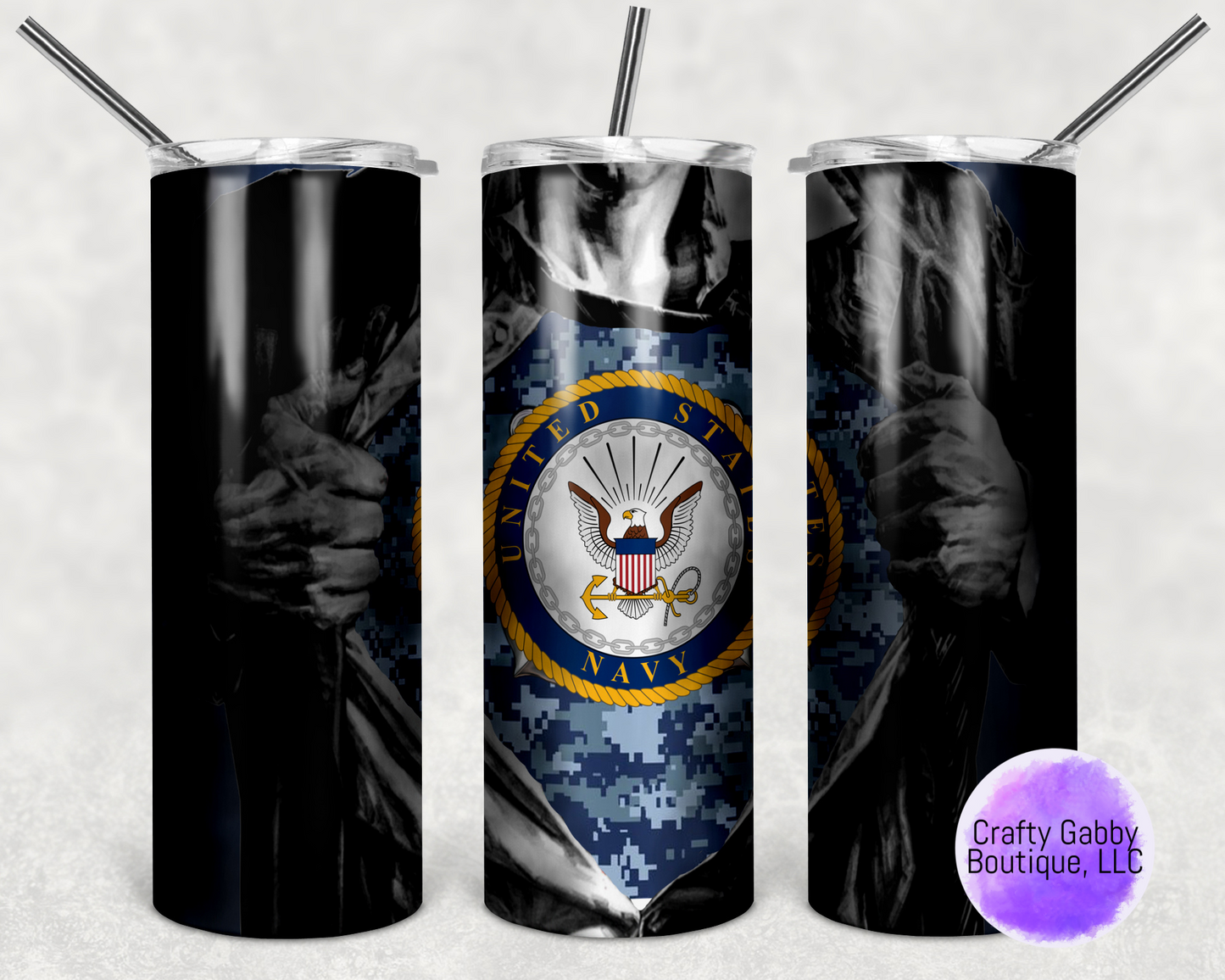 Superhero Armed Forces 20oz Tumbler