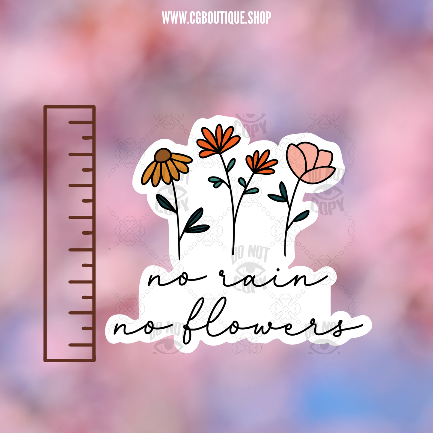 Floral Motivation Sticker Collection