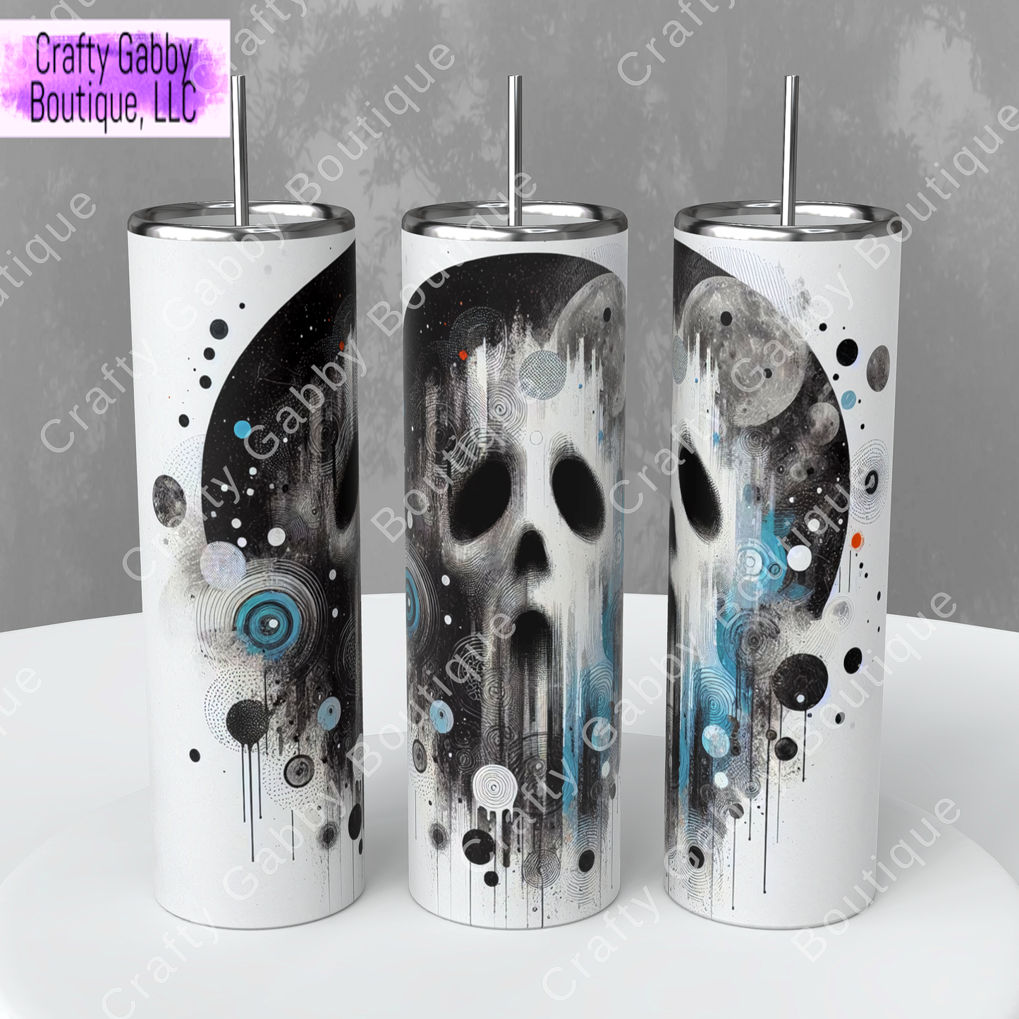 Scary Faces 20oz Tumbler Designs