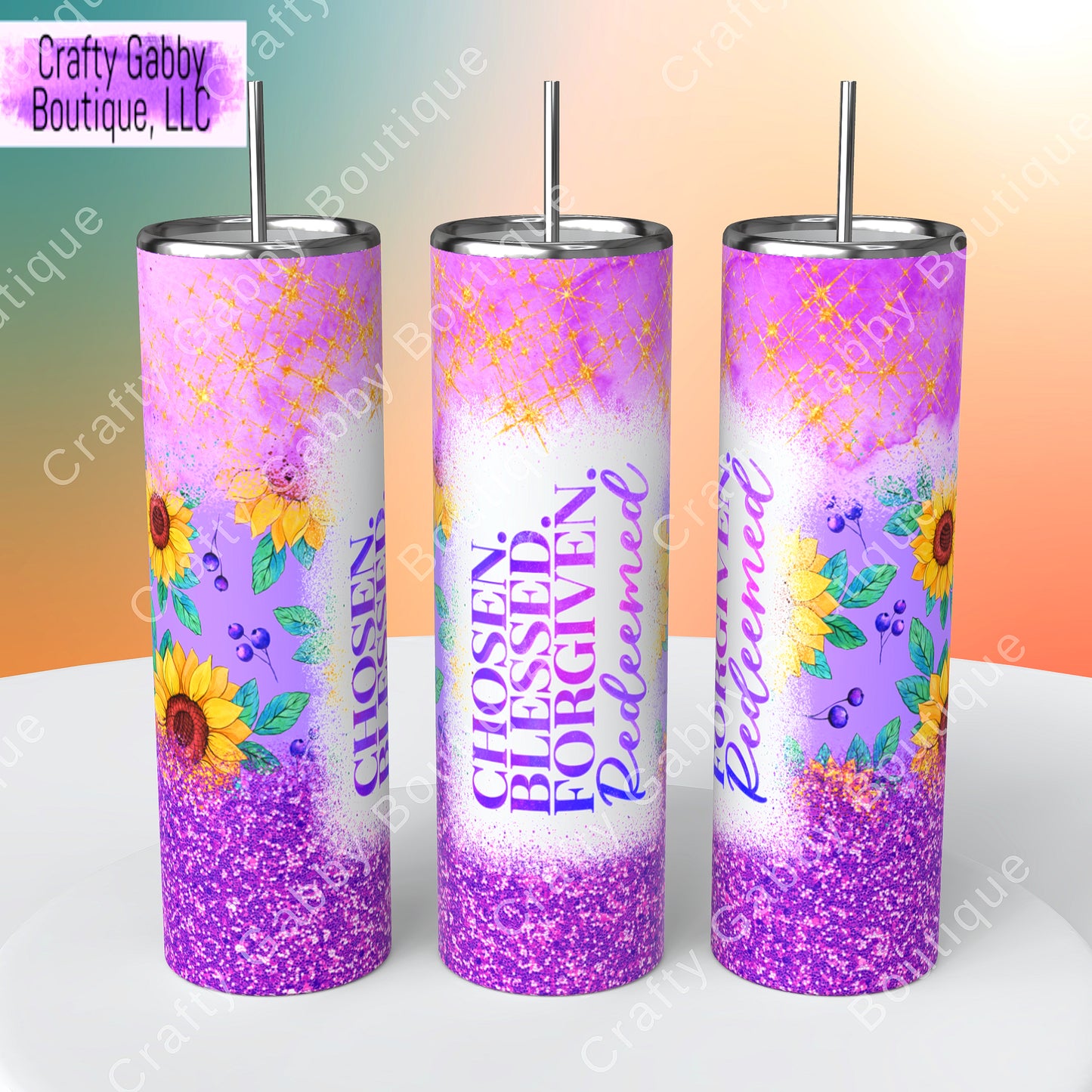 Religious Designs, 20oz Skinny Tumblers