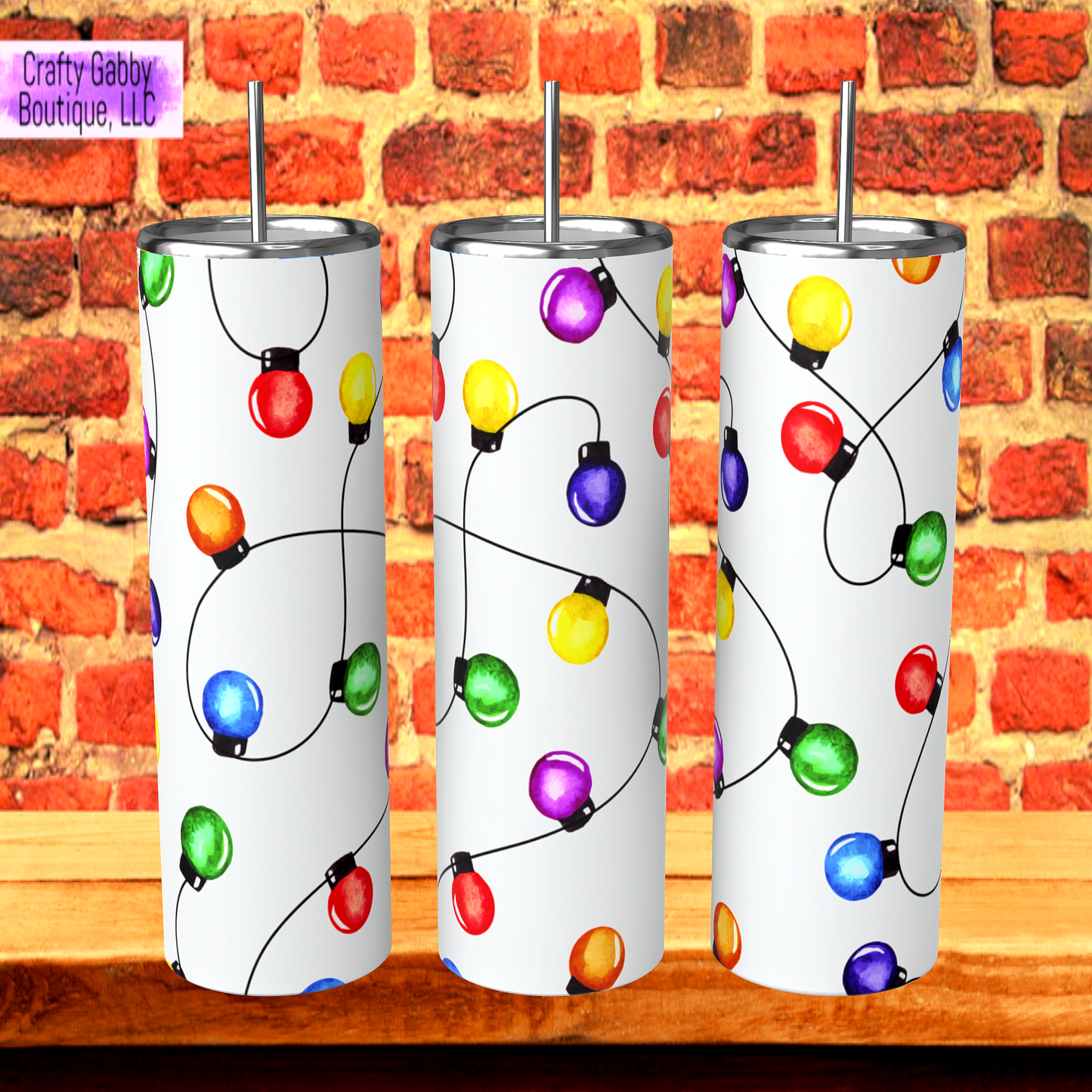 Christmas Lights 20oz Tumbler