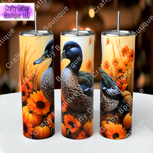 Fall Mallard 20oz Tumbler