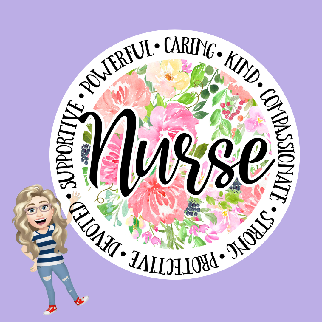 Floral Nurse Design