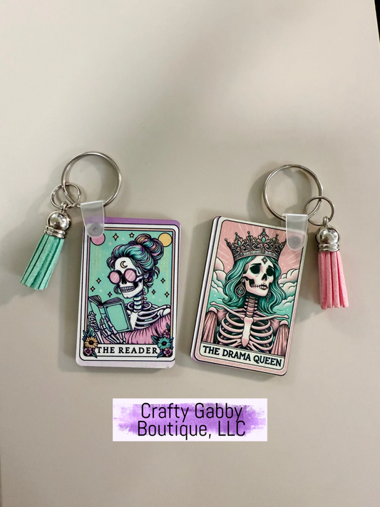 Tarot Card Keychain