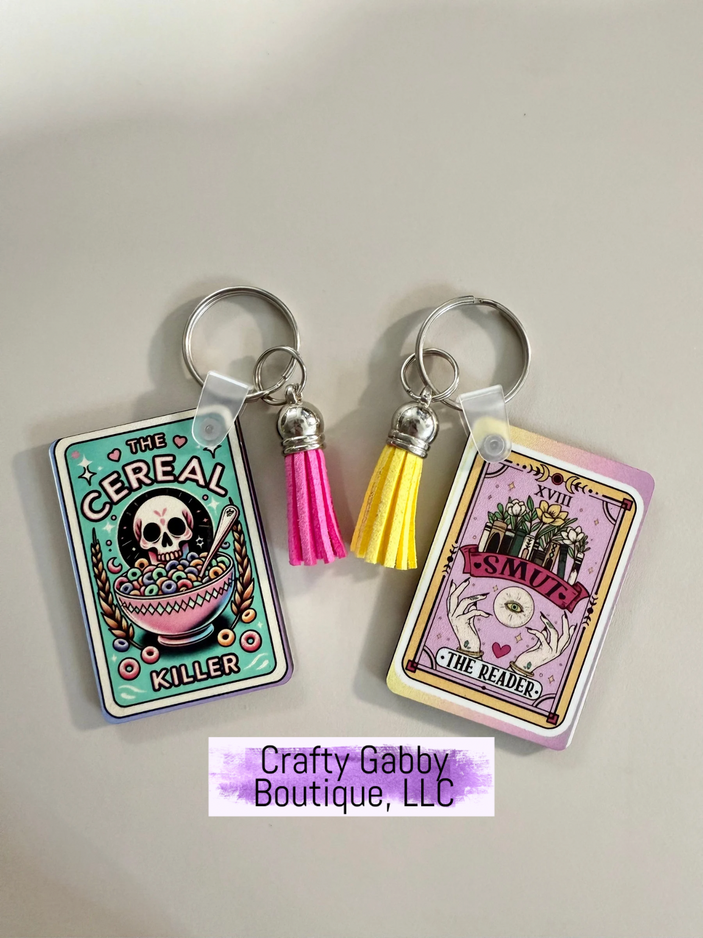 Tarot Card Keychain