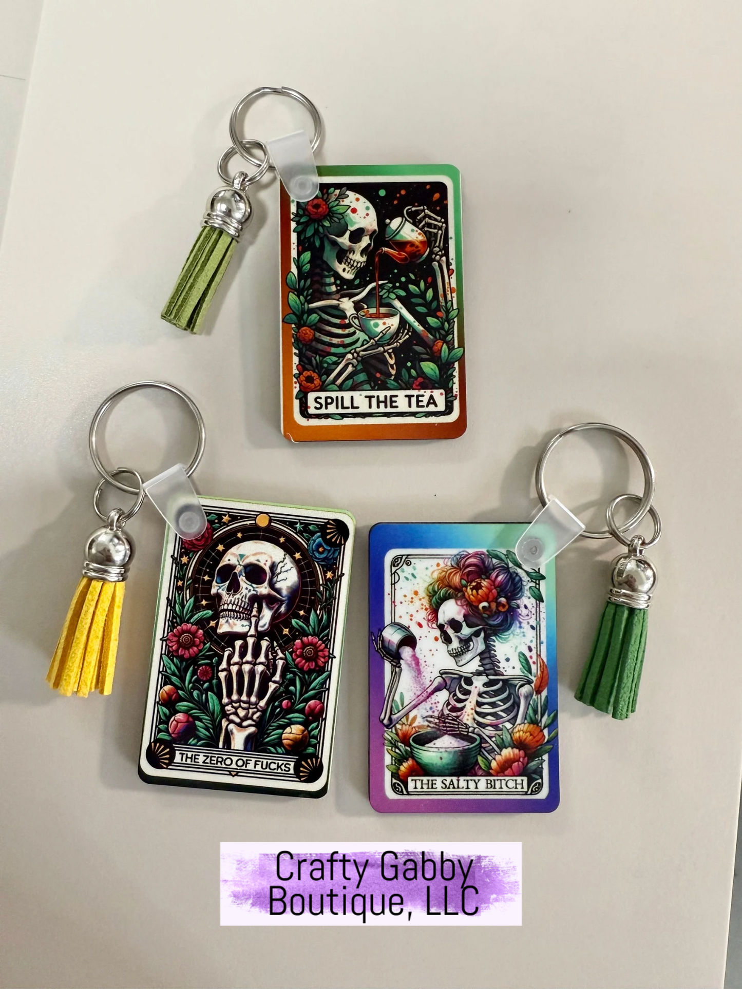 Tarot Card Keychain