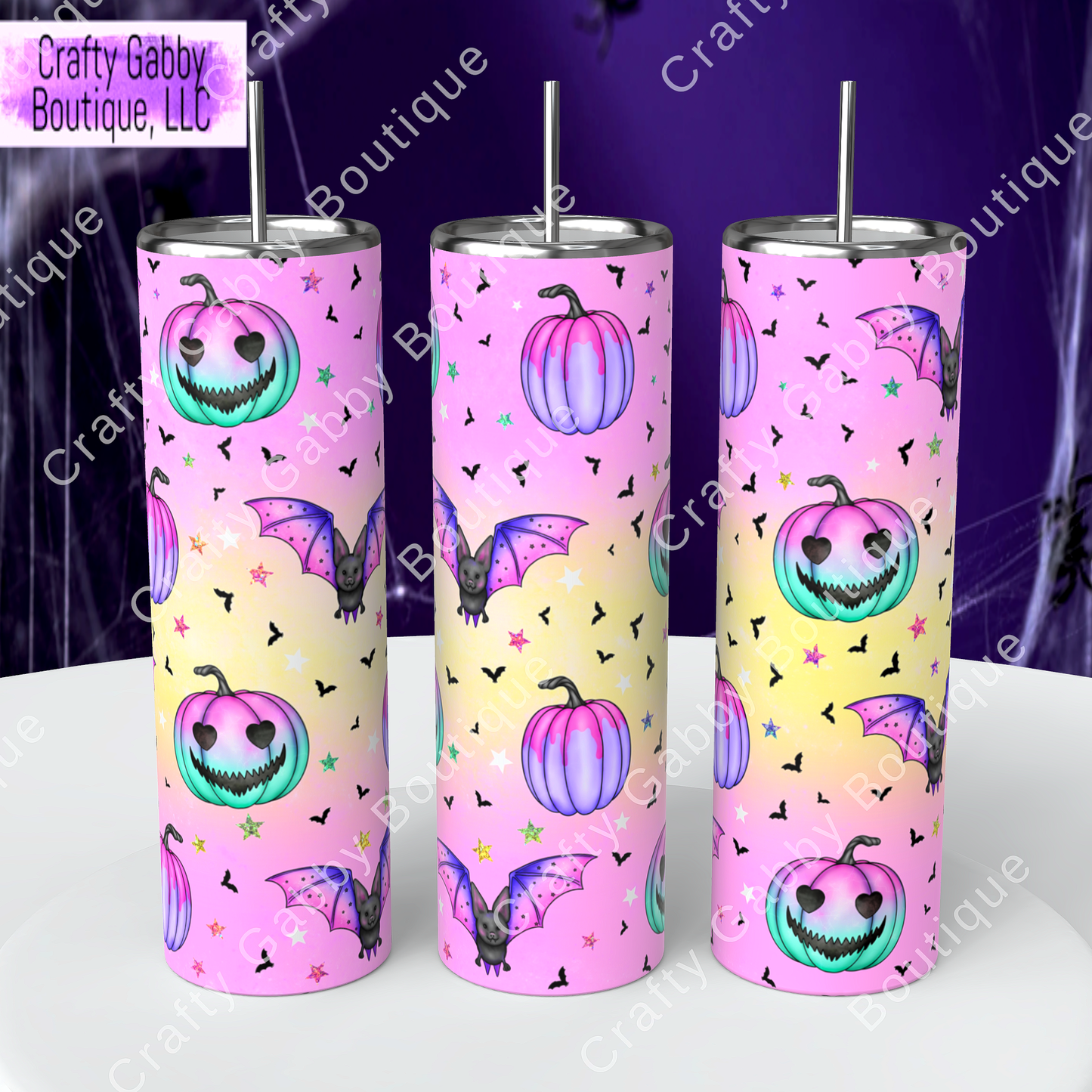 Pastel Halloween 20oz Tumbler Designs