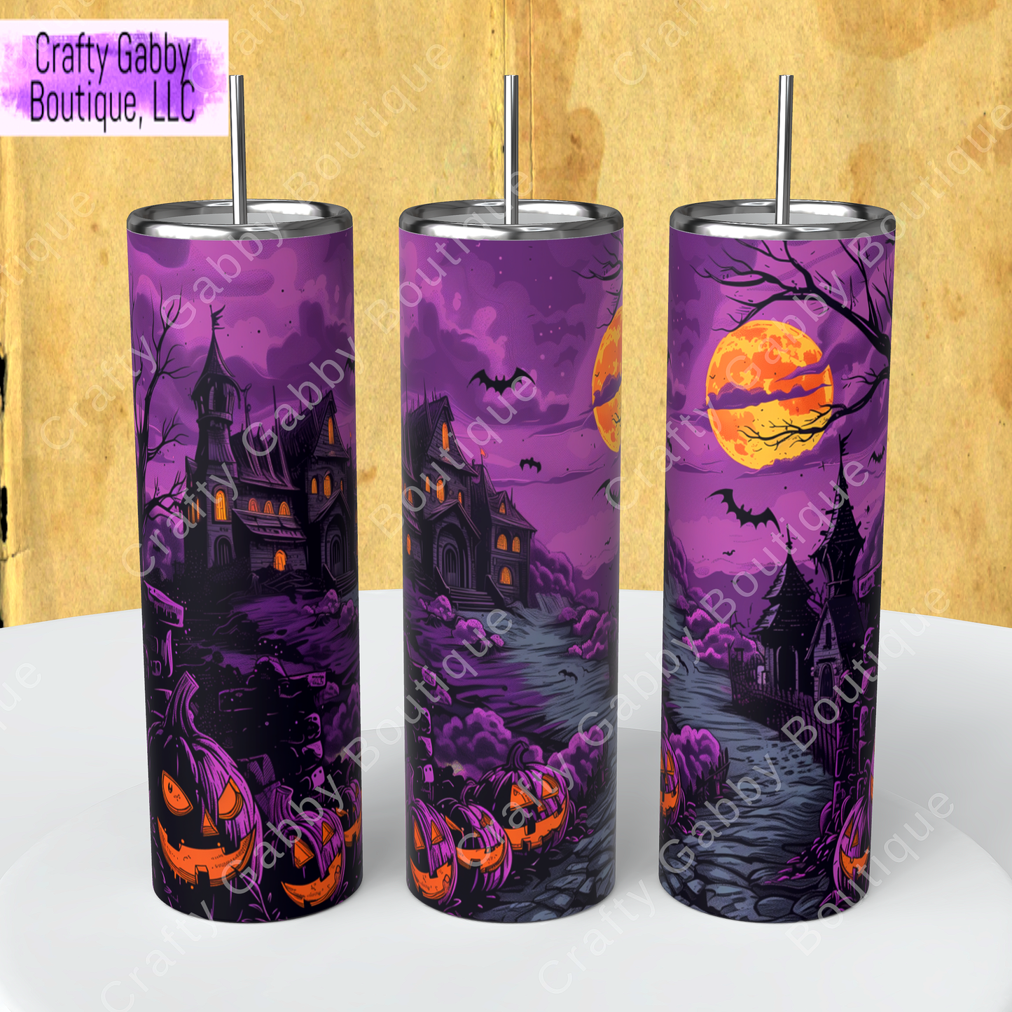 Pumpkin Scenes 20oz Tumbler Designs