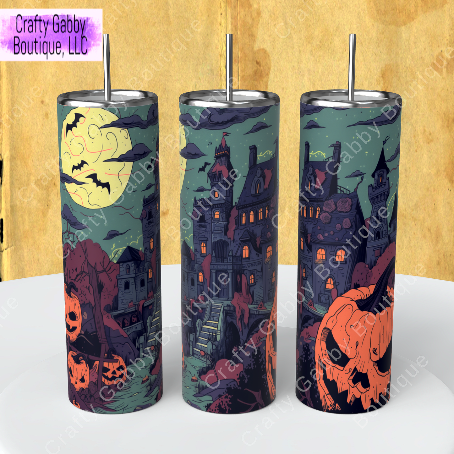 Pumpkin Scenes 20oz Tumbler Designs