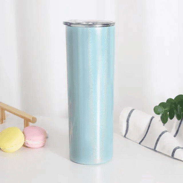 Custom Order 20oz Skinny Tumbler, Holographic Finish.