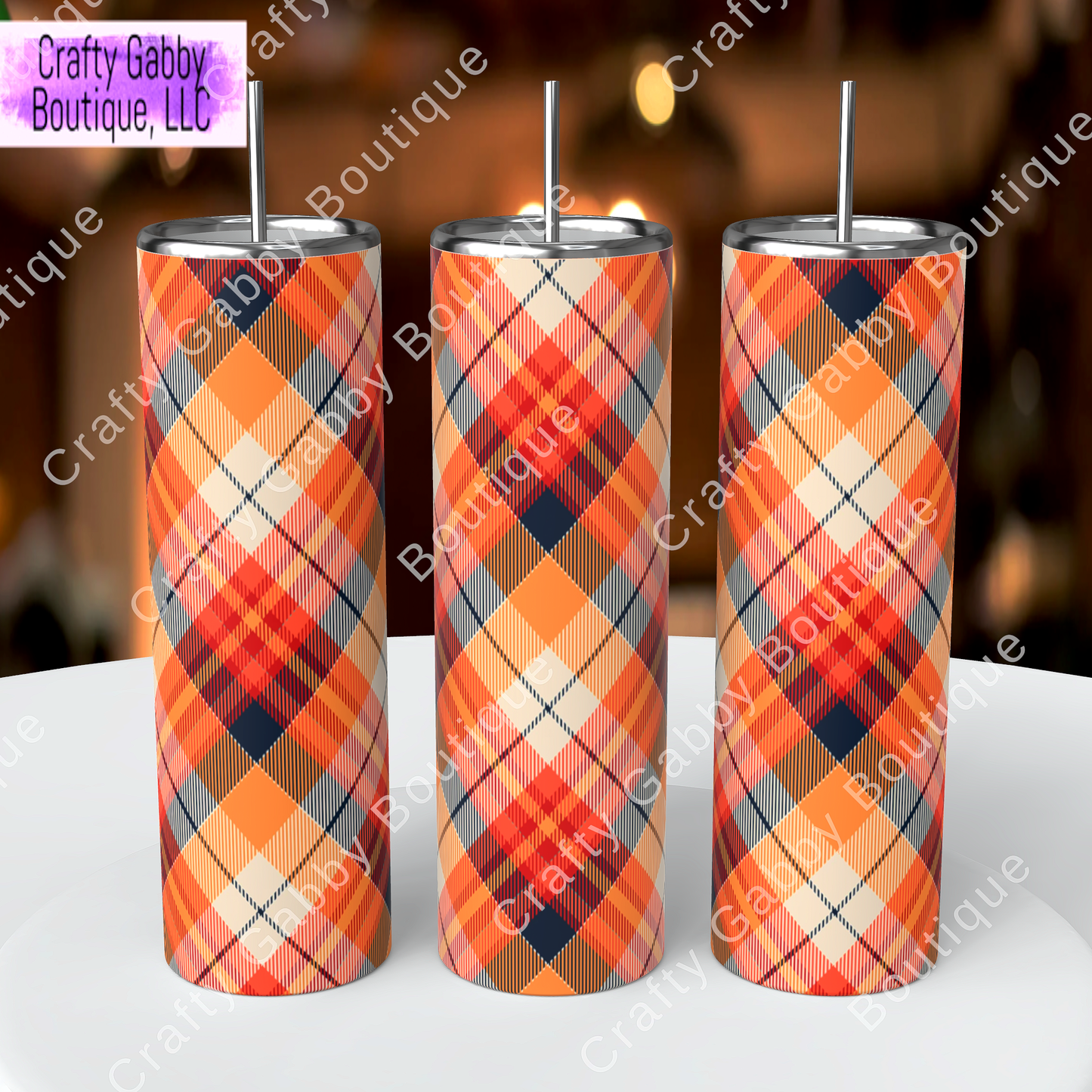 Fall Patterned 20oz Tumblers