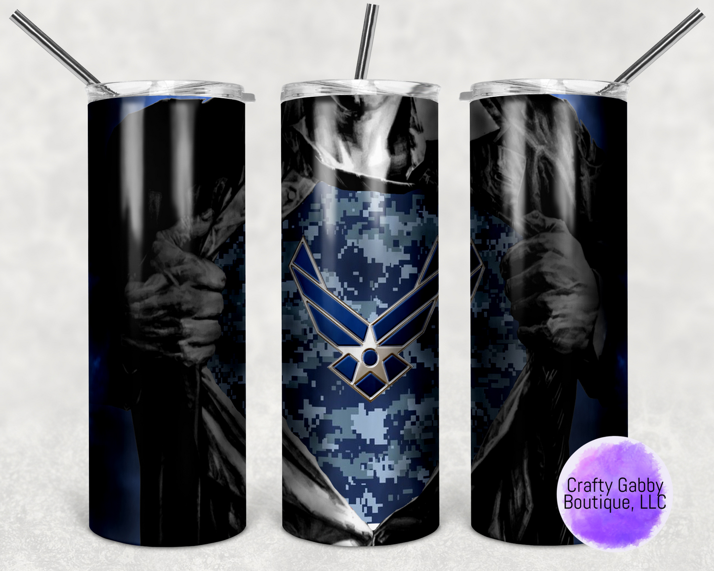 Superhero Armed Forces 20oz Tumbler