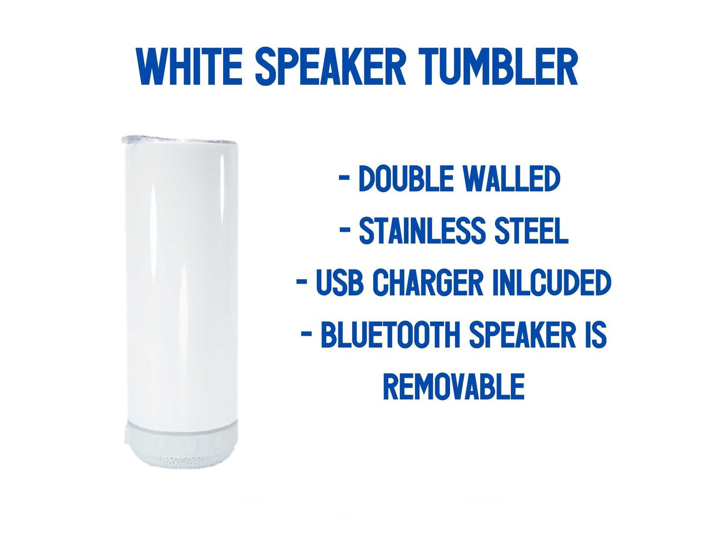 Custom Order Speaker Tumbler, 20oz