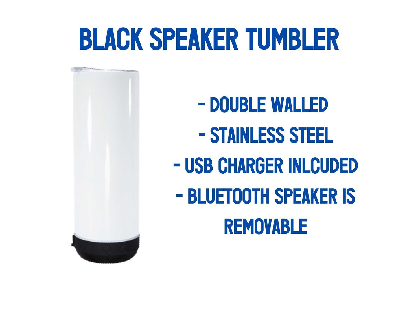 Custom Order Speaker Tumbler, 20oz