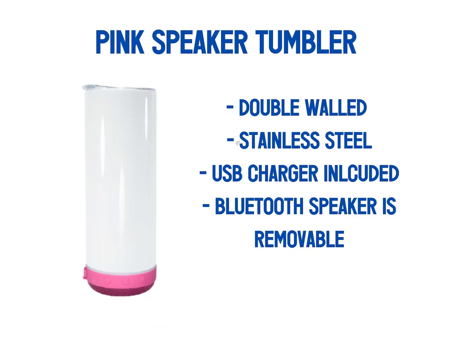 Custom Order Speaker Tumbler, 20oz