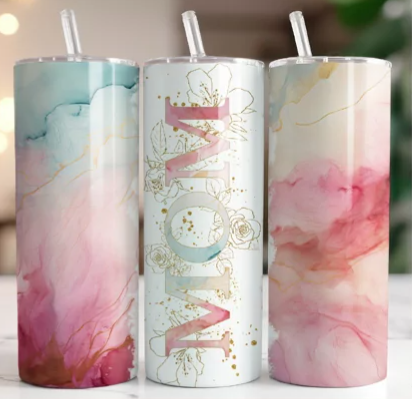 Mom Ink Swirl 20oz Tumbler