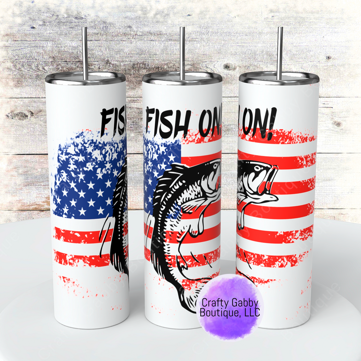 Fish On, 20oz Skinny Tumbler