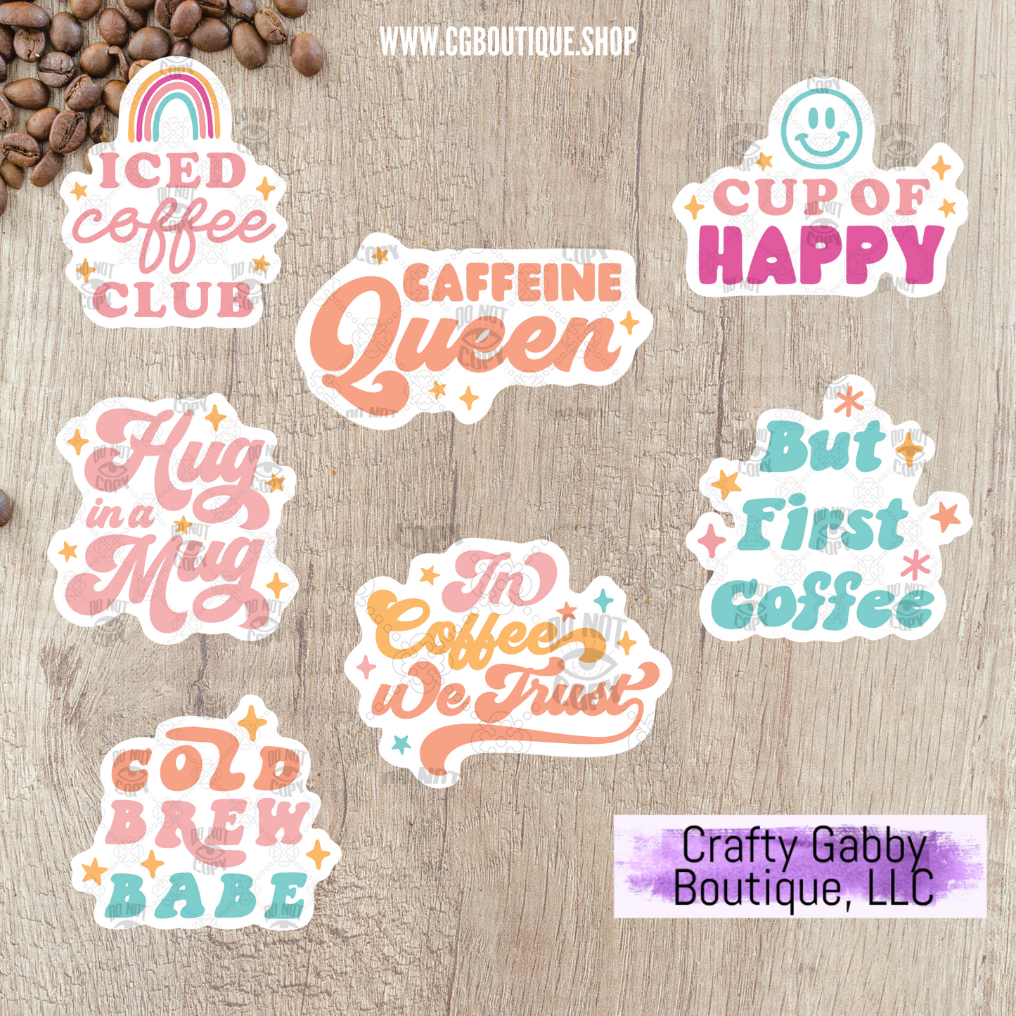 Coffee Sticker Collection
